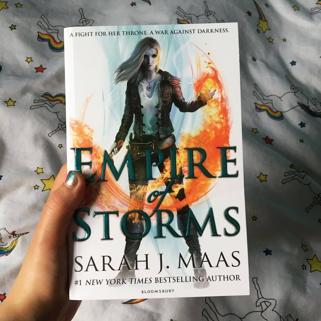 empire of storms throne of glass book series sarah j maas