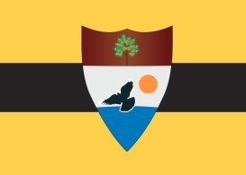Liberland flag, kettle mag,