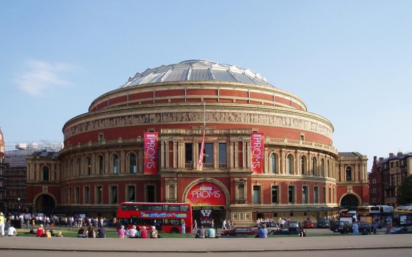 The Royal Albert Hall advertising the Proms