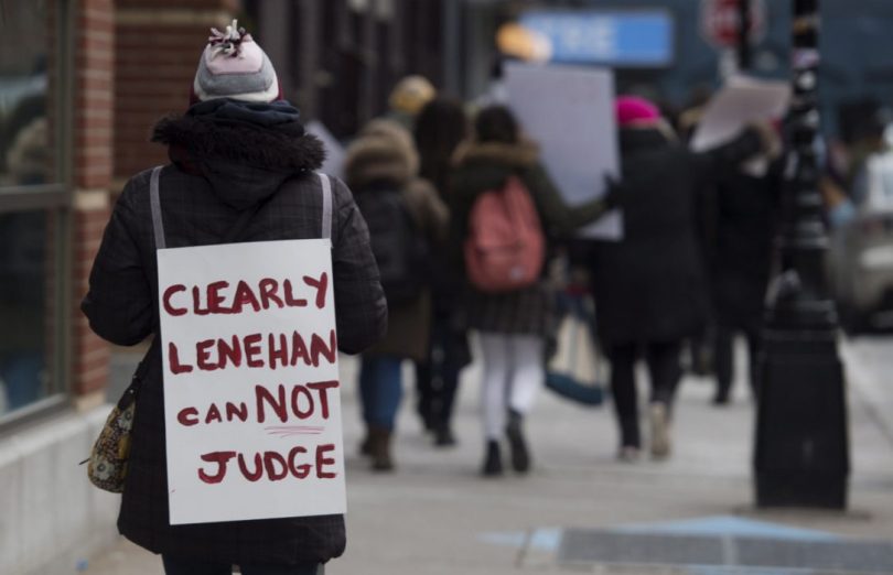 Protests against Judge Lenehan in Canada