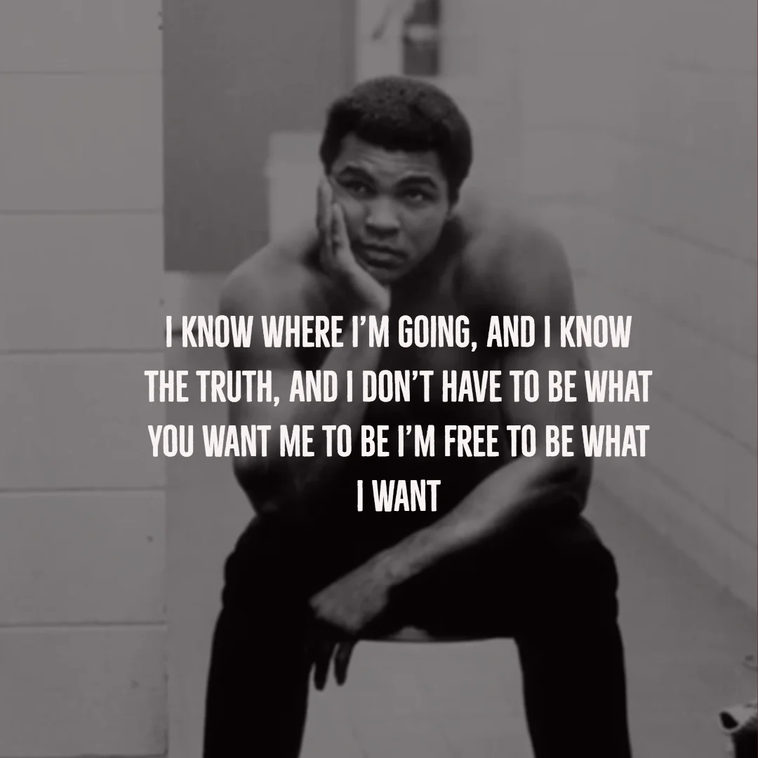 Muhammad Ali quote: I'm the greatest thing that ever lived! I'm the king